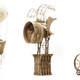Illustration for article titled Intricate Cardboard Models of Theoretical Flying Machines
